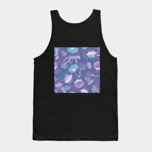 Floating Jellies Electric Purple Tank Top